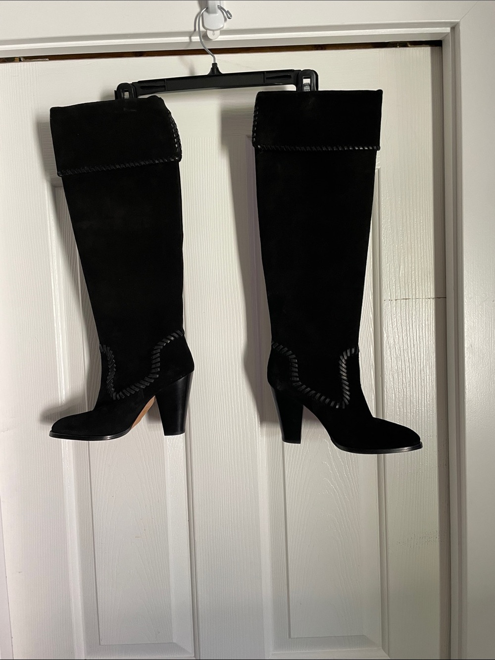 Micheal Kors suede black knee high boots